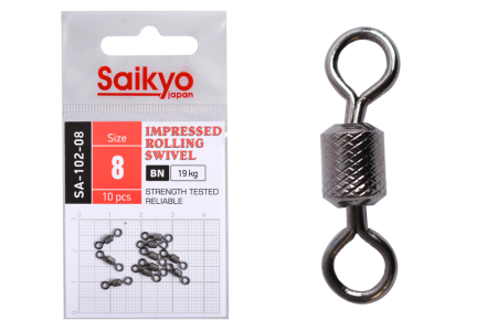 Купить Вертлюг Saikyo SA-102-08 - 10 шт (19кг) арт. SA-102-08