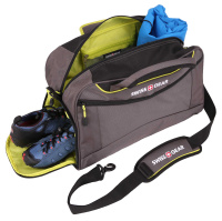 Купить Сумка SWISSGEAR, серый/салатовый, полиэстер 900D, 57х28х30 см, 53 л арт. SA72614661