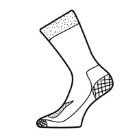 Купить Носки Lasting  CXJ 620, cotton+polyamide, зеленый с рисунком, размер XL (CXJ620-XL) арт. CXJ620-XL