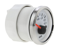 Купить Указатель температуры масла 50-150 гр.; белый циферблат; нержавеющий ободок; д. 52 мм арт. JMV00279_KY14102