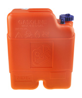 Купить Бак топливный вертикальный переносной без указателя уровня в комплекте с переходником "елочка", 22 л арт. SE2009