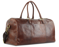 Купить Сумка дорожная Mano Don Leon, натуральная кожа в коричневом цвете, 50х27х24 см арт. M191921041