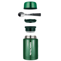 Купить Термос для еды Biostal Охота (0,75 литра), с ложкой, зеленый арт. NTS-750G