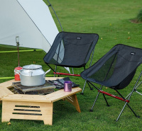 Купить стул складной Naturehike NH18Y050-Z, светло-серый, 6927595730683 арт. 6927595730683