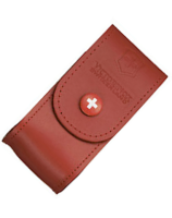 Купить Чехол на ремень VICTORINOX для ножей 91 мм толщиной 5-8 уровней, кожаный, красный арт. 4.0521.1
