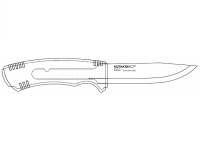 Купить Нож Morakniv Tactical BlackBlade, углеродистая сталь, черный клинок, 29185 арт. 29185