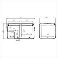 Купить Компрессорный автохолодильник Alpicool TW75 арт. 990075