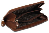 Купить Кошелек Mano Don Montez, натуральная кожа в коньячном цвете, 19х10,3 см арт. M191925502