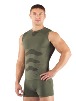 Купить Майка  мужская Achile/ кор. рукав/ синтетика/ зеленый/ L-XL, Achile6262LXL арт. Achile6262LXL