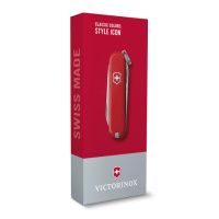 Купить Нож-брелок VICTORINOX Classic "Style Icon", 58 мм, 7 функций, красный арт. 0.6223.G
