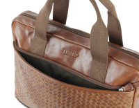 Купить Сумка Mano Don Luca, натуральная кожа в коньячном цвете, 37х27х6 см арт. M191945902