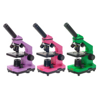 Купить Микроскоп школьный Эврика 40х-400х в кейсе (аметист) арт. 25448