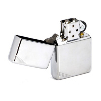 Купить Зажигалка ZIPPO Vintage™с покрытием High Polish Chrome, латунь/сталь, серебристая, 38x13x57 мм арт. 260