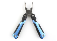 Купить Мультитул Stinger, 104x45 мм, 14 функций, сталь/пластик, сине-чёрный, в комплекте нейлоновый чехол арт. MT-A017