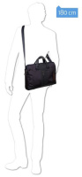 Купить Сумка Piquadro Brief 15,6'', черная, 41x30x10 см арт. CA3339BR/N