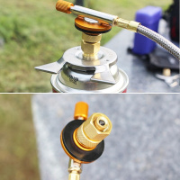 Купить Переходник для горелки BRS-17B (с резьбового на цанговый баллон) арт. BRS-17B