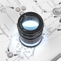 Купить Лупа Veber 7175 измерительная с подсветкой (10х, 28мм) арт. 26226