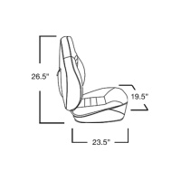 Купить Сиденье мягкое складное Fish Pro, сине-серое арт. 1041631