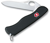 Купить Нож перочинный VICTORINOX Sentinel Clip, 111 мм, 5 функций, с фиксатором лезвия, чёрный арт. 0.8416.M3