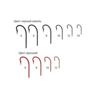 Купить Крючки Saikyo KH-11011 O'Shaughnessy BN № 4 (10шт) арт. KH-11011BN4-10