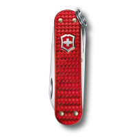 Купить Нож-брелок VICTORINOX Classic SD Precious Alox "Iconic Red", 58 мм, 5 функций, красный арт. 0.6221.401G