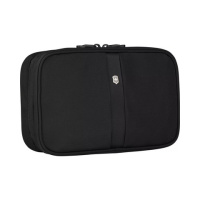 Купить Несессер Victorinox Travel Accessories 5.0 Zip-Around Travel Kit, 3 отделения, чёрный, 28x8x18 см, 4 арт. 610608