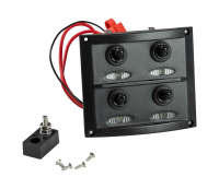 Купить Панель бортового питания 4 переключателя, предохр (упаковка из 2 шт.) арт. 10044-D_pkg_2