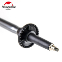 Купить Палка Треккинговая Naturehike ST01 6061 AL NH17D001-Z  с 3 узлами мужские 62-135 черный, 6927595720400 арт. 6927595720400