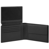 Купить Кошелек Piquadro Acron, черный, 13x9x2,5 см арт. PU1392AOR/N