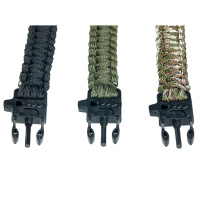 Купить Tramp браслет выживальщика (свисток, огниво/2 метра паракорда) (черный) арт. TRA-232