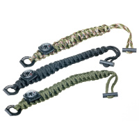 Купить Tramp браслет выживальщика (компас, огниво/2 метра паракорда) (черный) арт. TRA-237