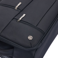 Купить Чемодан Torber Seyd, чёрный, нейлон 600D, 36,5х14х54 см, 32 л арт. T2021S-Black