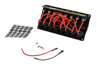 Купить Панель бортового питания 8 переключателей, индикация, автоматы арт. 10028-BK