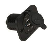 Купить Разъем USB 5В 3.1А на панели (упаковка из 25 шт.) арт. AES1118SU213_pkg_25