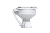 Купить Унитаз судовой керамический 12В (компакт) сиденье из дерева с эмалевым покрытием арт. SFMTE1-01