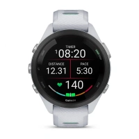 Купить GARMIN FORERUNNER 265S, Black Bezel with Whitestone Case and Whitestone/Neo Tropic Silicone Band арт. 010-02810-54