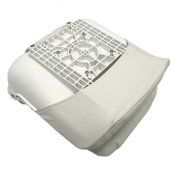 Купить Сиденье пластмассовое складное с подложкой All Weather High Back Seat, белое арт. 75140W