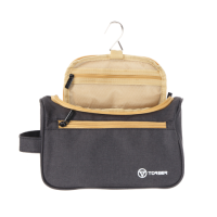 Купить Несессер Torber, чёрно-бордовый, 24х16х9 см арт. T055-BEI