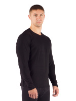 Купить Футболка  мужская Rosta/ дл. рукав/ шерсть 220/ черный / S, Rosta9090S арт. Rosta9090S