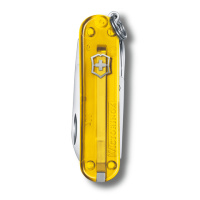 Купить Нож-брелок VICTORINOX Classic SD Colors "Tuscan Sun", 58 мм, 7 функций, полупрозрачный жёлтый арт. 0.6223.T81G