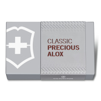 Купить Нож-брелок VICTORINOX Classic SD Precious Alox "Hazel Brown", 58 мм, 5 функций, коричневый арт. 0.6221.4011G
