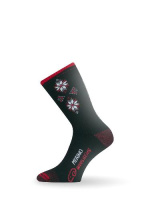 Купить Носки Lasting SCK 903, borgolon+polypropylene, красные c рисунком, размер M (SCK903-M) арт. SCK903-M