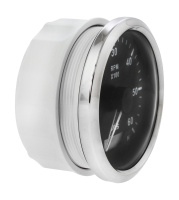 Купить Тахометр 0-6000 об/мин со счетчиком моточасов делитель 0.5-250; черный циферблат; нержавеющий ободок арт. JMV00246_KY07000