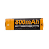Купить Аккумулятор 14500 Fenix ARB-L14 800mAh, ARB-L14-800 арт. ARB-L14-800