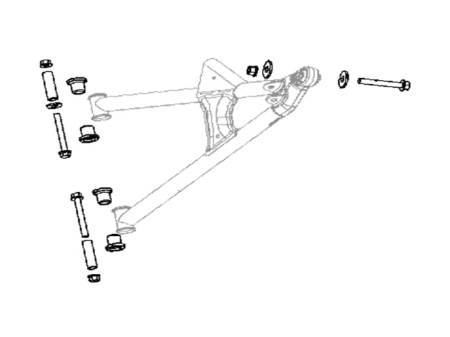 Купить Комплект втулок для нижних  рычагов (SM-08207L, SM-08207R) Polaris SM-08227 арт. SM-08227