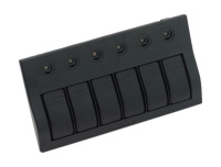 Купить Панель бортового питания 6 переключателей; автоматы арт. AES121435P6