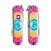 Купить Нож-брелок VICTORINOX Classic "Tie Dye", 58 мм, 7 функций арт. 0.6223.L2103
