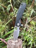 Купить Нож Honey Badger Flipper D2 L (HB1008) с чёрной рукоятью арт. HB1008