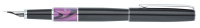 Купить Ручка перьевая Pierre Cardin LIBRA, цвет - черный и фиолетовый. Упаковка В. арт. PC3405FP-02