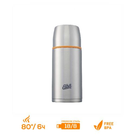Купить Термос Esbit ISO, новый дизайн, cтальной-оранжевый, 0.75 л, ISO750ML арт. ISO750ML